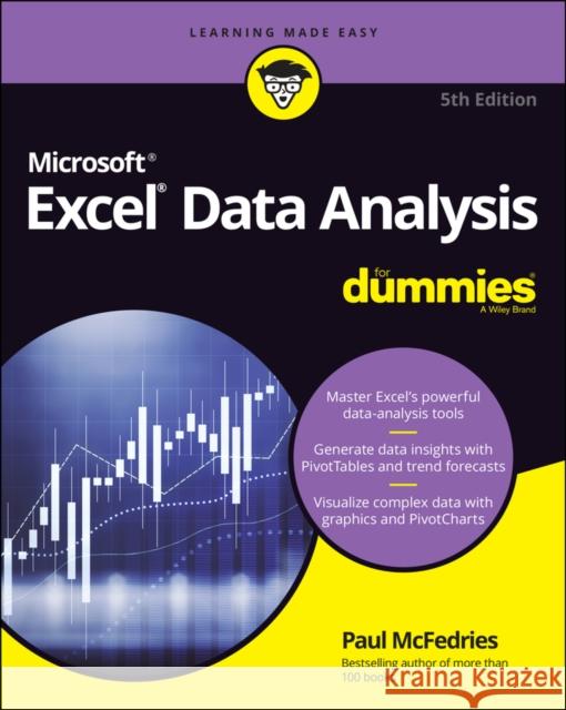 Excel Data Analysis for Dummies Paul McFedries 9781119844426 John Wiley & Sons Inc