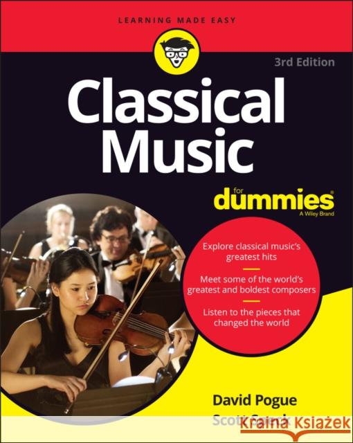 Classical Music For Dummies Scott Speck 9781119847748