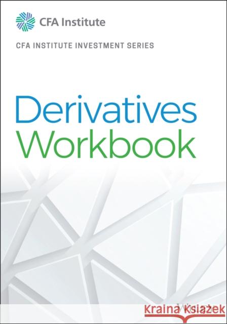 Derivatives Workbook Wendy L. Pirie 9781119853275 Wiley