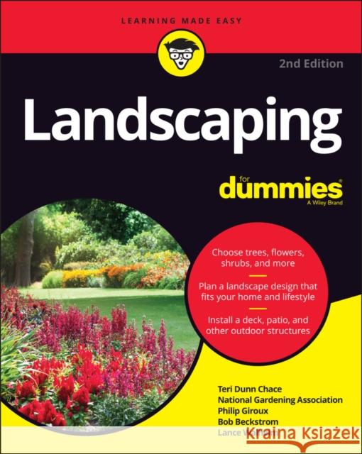 Landscaping for Dummies Teri Chace National Gardening Association 9781119853480 John Wiley & Sons Inc