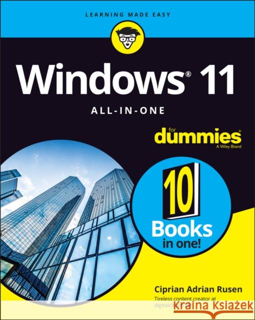 Windows 11 All-in-One For Dummies  9781119858690 John Wiley & Sons Inc