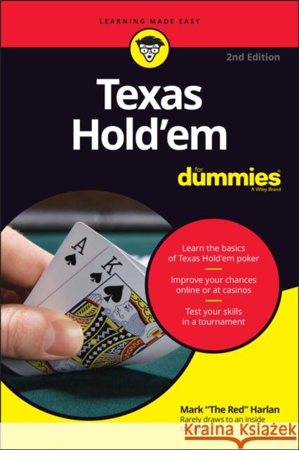 Texas Hold'em For Dummies Mark Harlan 9781119873099