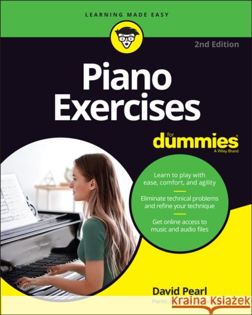 Piano Exercises For Dummies David Pearl 9781119873204 John Wiley & Sons Inc