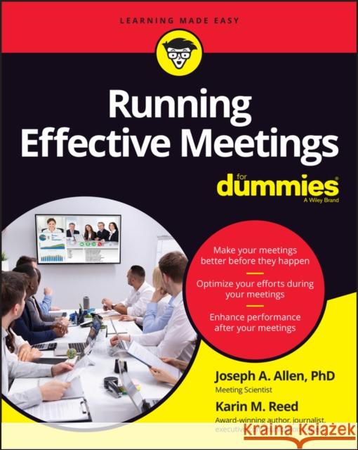 Running Effective Meetings For Dummies Karin M. Reed 9781119875703 John Wiley & Sons Inc