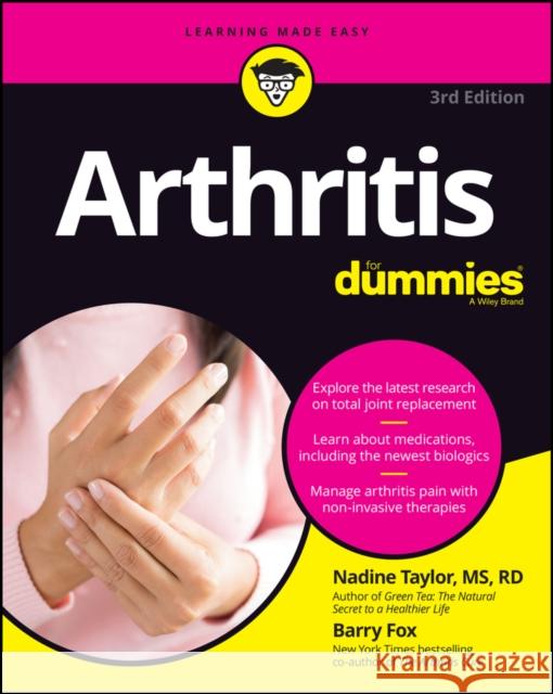 Arthritis For Dummies Nadine Taylor 9781119885399 John Wiley & Sons Inc