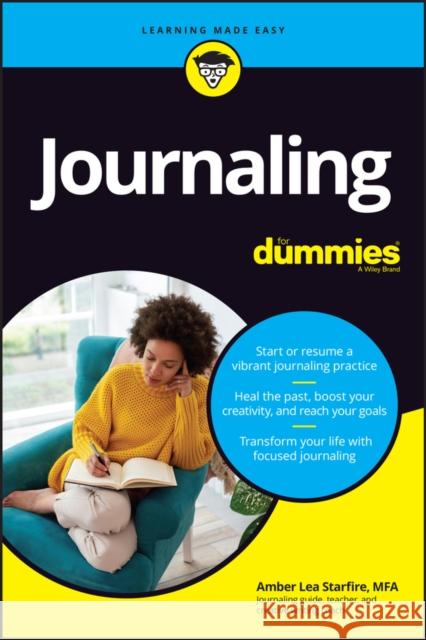 Journaling for Dummies Starfire, Amber Lea 9781119900412 John Wiley & Sons Inc
