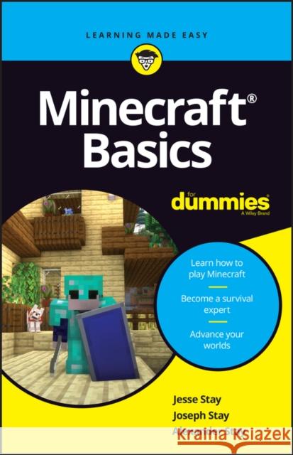 Minecraft Basics For Dummies Stay, Alex 9781119907480 John Wiley & Sons Inc
