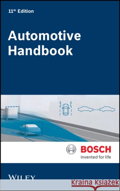 Automotive Handbook Robert Bosch Gmbh 9781119911906 John Wiley & Sons Inc