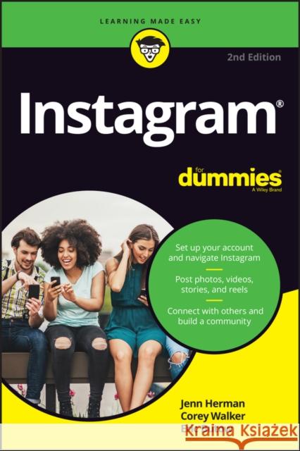 Instagram For Dummies Eric Butow 9781119931799