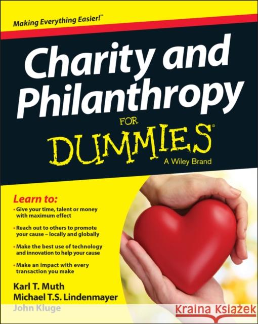 Charity and Philanthropy for Dummies Lindenmayer, Michael T. S. 9781119941873 0