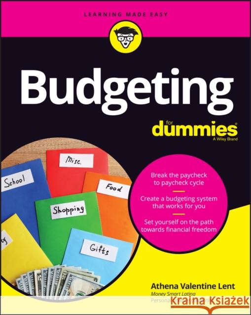 Budgeting For Dummies Athena (Money Smart Latina) Valentine Lent 9781119985143 John Wiley & Sons Inc