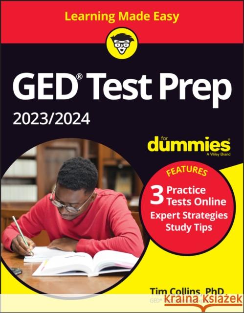 GED Test Prep 2023/2024 for Dummies with Online Practice Collins, Tim 9781119989097 John Wiley & Sons Inc