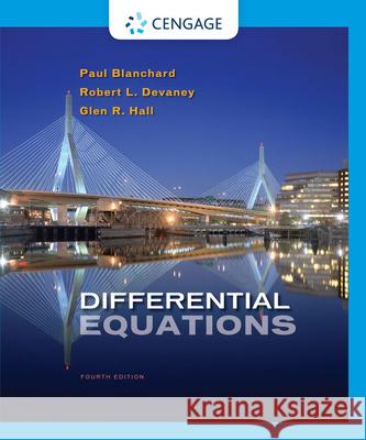 Differential Equations [With Access Code] Paul (Paul Blanchard) Blanchard Robert L. Devaney 9781133109037 Thomson Brooks/Cole