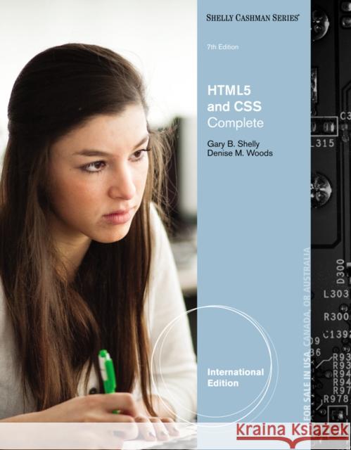 HTML5 and CSS : Complete, International Edition Gary Shelly 9781133627241