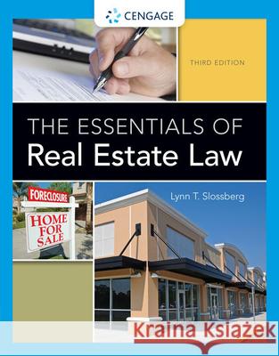 The Essentials of Real Estate Law Lynn T. Slossberg 9781133693574 Cengage Learning