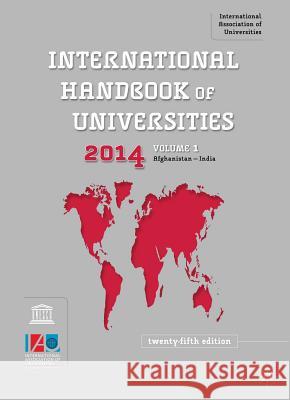 International Handbook of Universities International Association of Universities 9781137293725