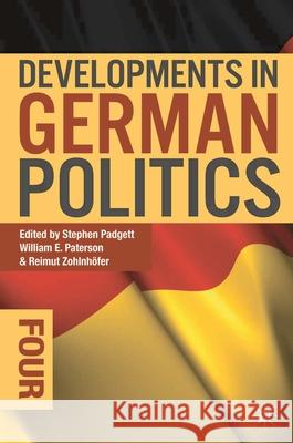 Developments in German Politics 4 Stephen Padgett 9781137301628