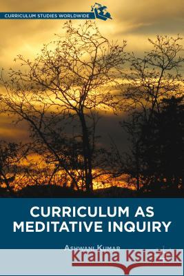 Curriculum as Meditative Inquiry Ashwani Kumar 9781137320544 Palgrave MacMillan