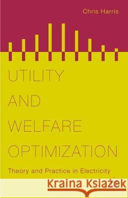 Utility and Welfare Optimization: Theory and Practice in Electricity Harris, Chris 9781137384805