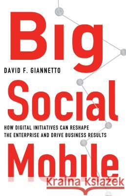Big Social Mobile: How Digital Initiatives Can Reshape the Enterprise and Drive Business Results Giannetto, D. 9781137410399 PALGRAVE MACMILLAN