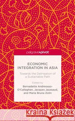 Economic Integration in Asia: Towards the Delineation of a Sustainable Path Andreosso-O'Callaghan, B. 9781137432926 Palgrave Pivot