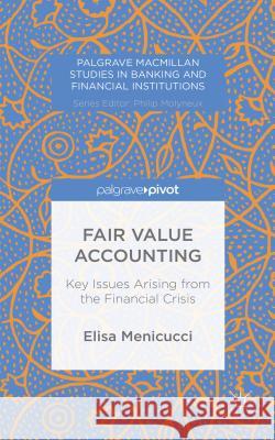 Fair Value Accounting: Key Issues Arising from the Financial Crisis Menicucci, E. 9781137448255 Palgrave Pivot