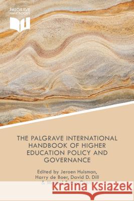 The Palgrave International Handbook of Higher Education Policy and Governance Jeroen Huisman 9781137456168