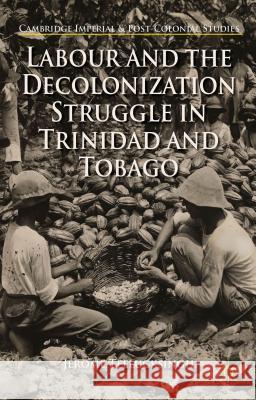 Labour and the Decolonization Struggle in Trinidad and Tobago Jerome Teelucksingh 9781137462329 Palgrave MacMillan