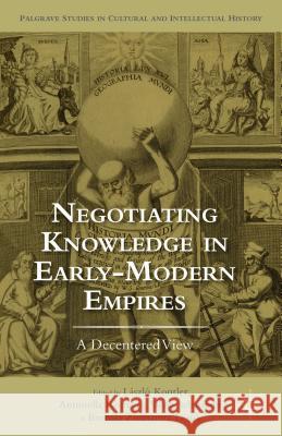 Negotiating Knowledge in Early Modern Empires: A Decentered View Kontler, L. 9781137483997 Palgrave MacMillan