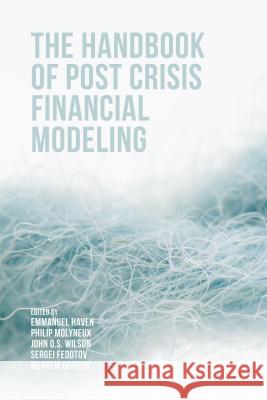 The Handbook of Post Crisis Financial Modelling  Haven Emmanuel 9781137494481