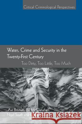 Water, Crime and Security in the Twenty-First Century: Too Dirty, Too Little, Too Much Brisman, Avi 9781137529855