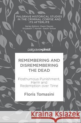 Remembering and Disremembering the Dead: Posthumous Punishment, Harm and Redemption Over Time Tomasini, Floris 9781137538277