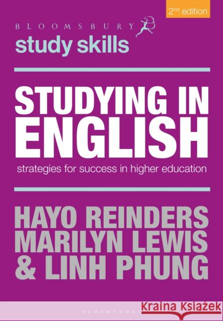 Studying in English: Strategies for Success in Higher Education Reinders, Hayo 9781137594051