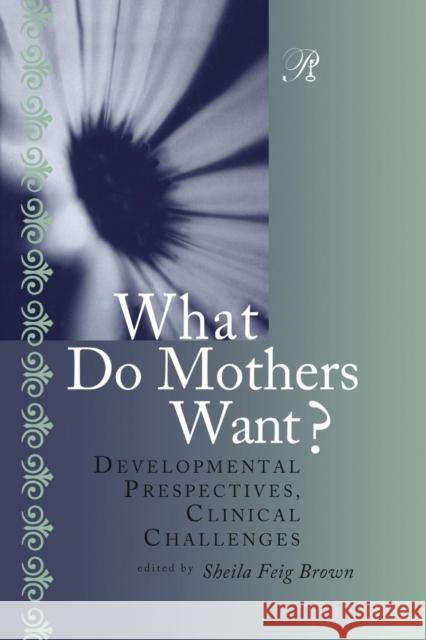 What Do Mothers Want?: Developmental Perspectives, Clinical Challenges Brown, Sheila F. 9781138009875 Routledge