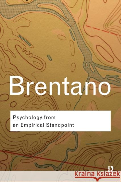 Psychology from an Empirical Standpoint Franz Brentano   9781138019171 Taylor and Francis