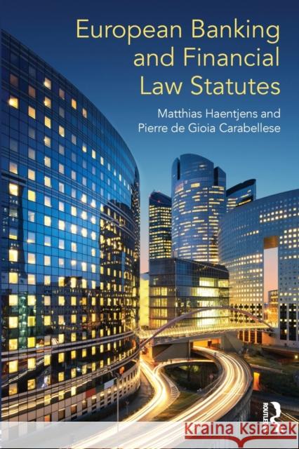 European Banking and Financial Law Statutes  9781138044333 