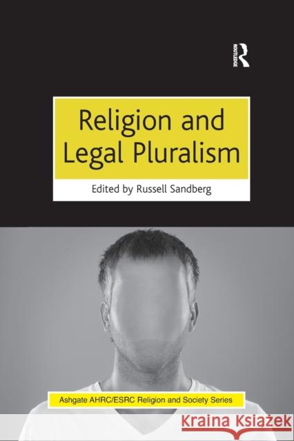 Religion and Legal Pluralism  9781138053298 Taylor and Francis