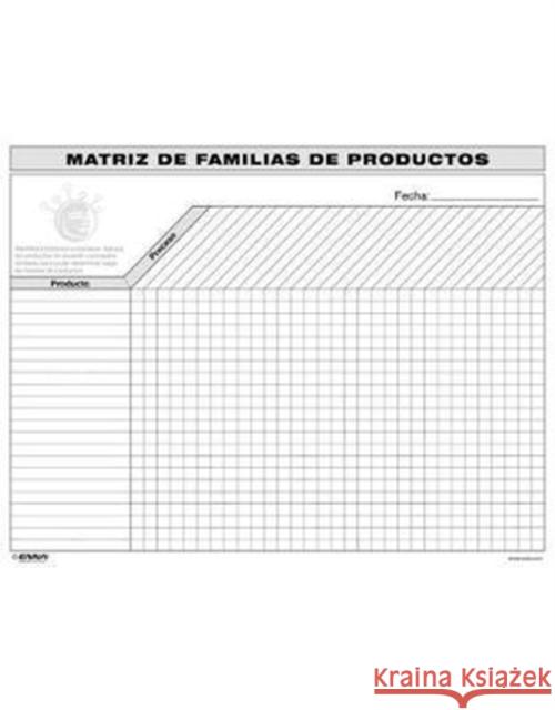 VSM Product Family Matrix (Spanish) Enna 9781138079014 Productivity Press