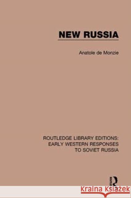 New Russia Anatole d 9781138085114 Routledge