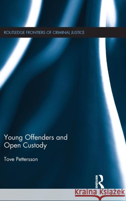 Young Offenders and Open Custody Tove Pettersson 9781138120921 Routledge