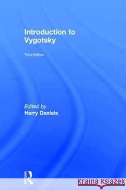 Introduction to Vygotsky Harry Daniels 9781138125216