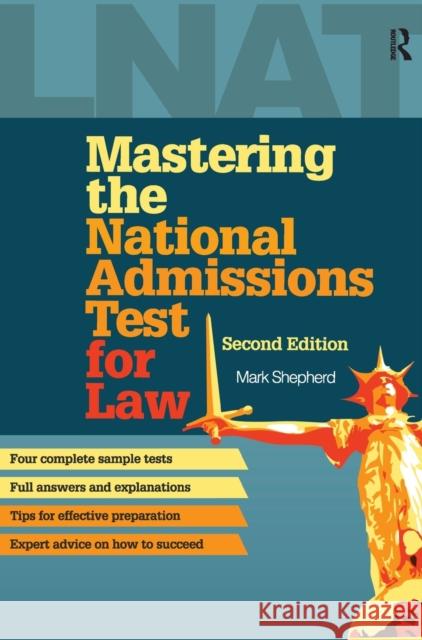 Mastering the National Admissions Test for Law Mark Shepherd 9781138127357 Taylor and Francis