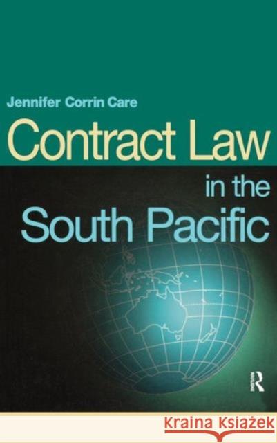 South Pacific Contract Law Jennifer Corrin Care Jennifer Corri Corrin-Care 9781138129962 Routledge Cavendish