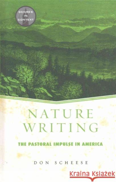 Nature Writing Don Scheese 9781138143494 Routledge