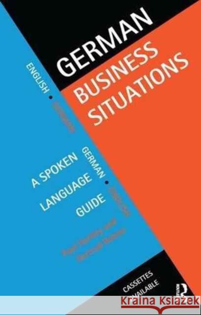 German Business Situations Paul Hartley, Gertrud Robins 9781138151680 Taylor & Francis Ltd