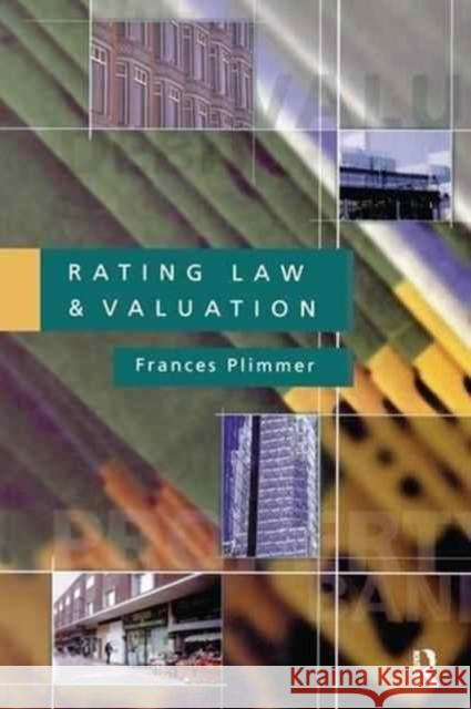 Rating Law and Valuation Frances A. S. Plimmer 9781138155343