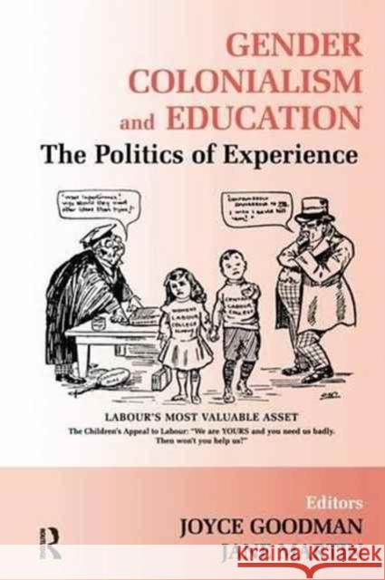 Gender, Colonialism and Education: An International Perspective Joyce Goodman Jane Martin 9781138158368