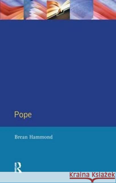 Pope Brean S. Hammond 9781138158931