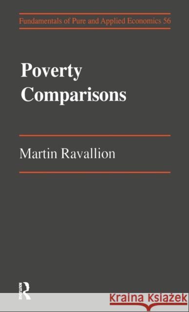 Poverty Comparisons Martin Ravallion M. Ravallion Ravallion 9781138160392 Routledge