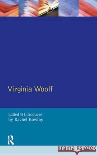 Virginia Woolf Rachel Bowlby   9781138163300